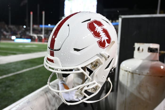 Nov 4, 2023; Pullman, Washington, USA; Stanford Cardinal sits during a game against the Washington State Cougars in the first half at Gesa Field at Martin Stadium. Mandatory Credit: James Snook-USA TODAY Sports